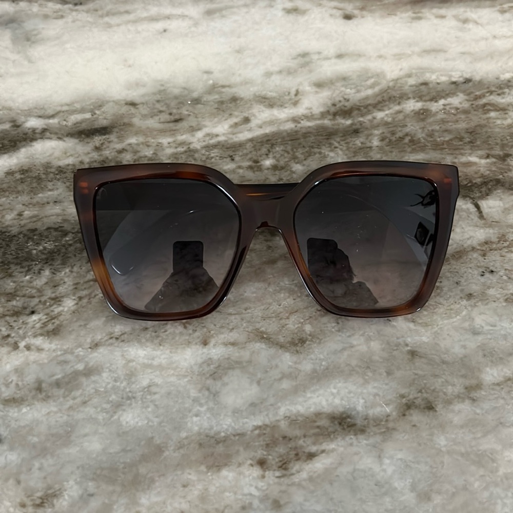 Fendi Oversized Brown Tortoise Sunglasses